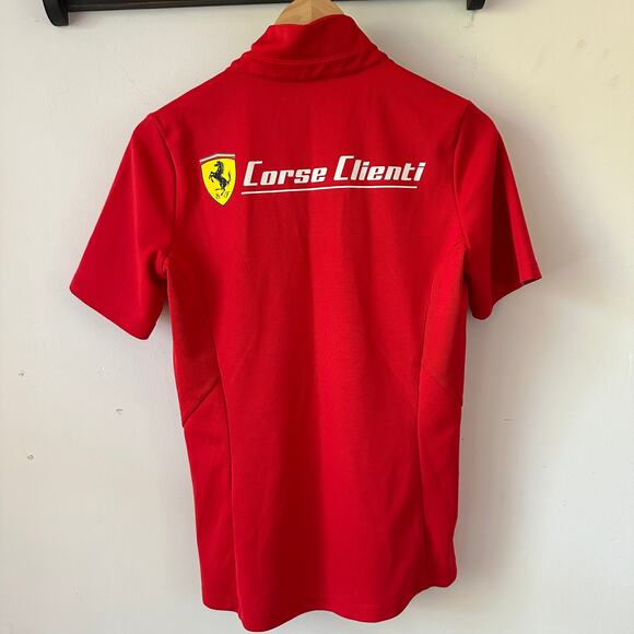Men's Size M Scuderia Ferrari Fl Racing Official Puma Team Polo - Picture 4 of 4